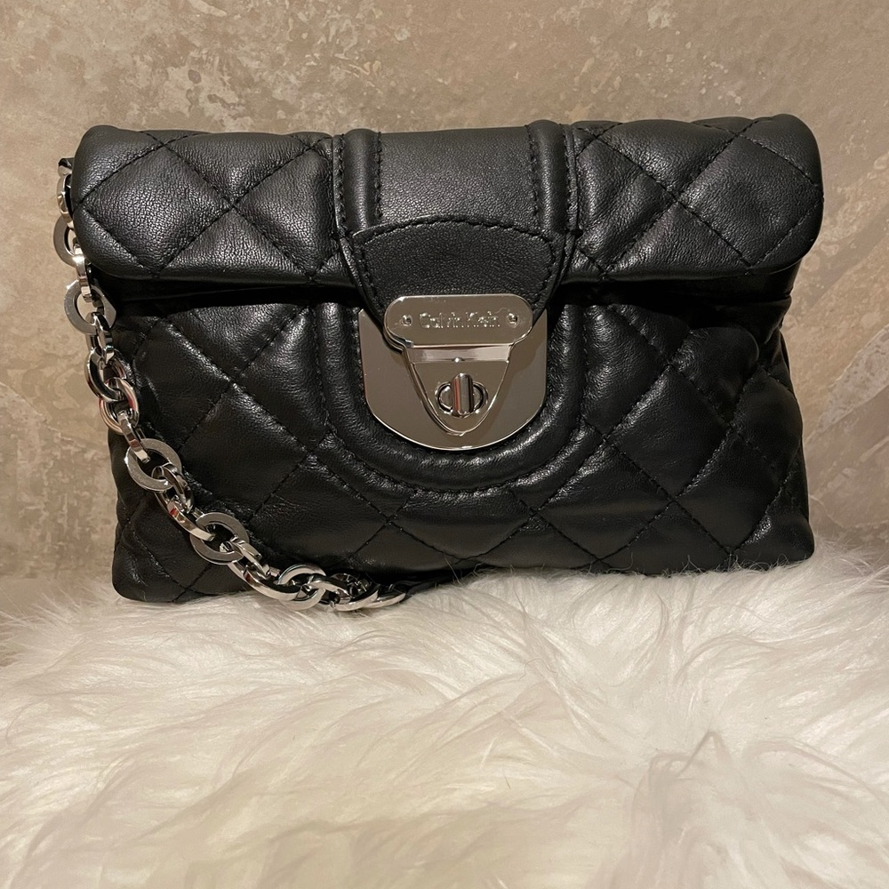 Calvin Klein Quilted Lamb Chelsea Bag